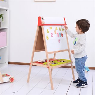 Lelin Toys - Schoolbord-Magnetisch Whiteboard - Ezel